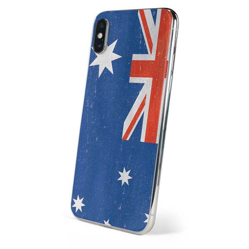 Australia Flag Distressed iPhone XS Skin